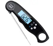 Waterproof Digital Meat Thermometer Super Fast Instant Read Thermometer BBQ Thermometer BLACK COLOR