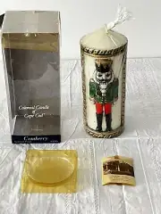 Vintage Colonial Candle Of Cape Cod Nutcracker Glow Candle