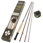 Brand New - Snowbee 9' Classic Fly Fishing Rod And Reel Combo Kit 4pc - Choose W