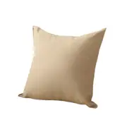 Beige Plain Solid Colour Cushion Cover
