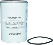 2 Pcs Fuel Filter Compatible With Hyundai Excavator R150VS 1-14UNF 31955-52701 31945-52161 11QA-71040