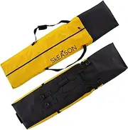 SkEASON Travel Snowboard Bag - Water Resistant Snowboard Backpack w/ 900D & 600D PVC Polyester - Snowboard Carry Case w/Strong Stitching - Snowboard Bag for Two - Helmet, Board, Boots, & More