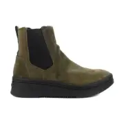Dr. Scholl's Everything Olive Suede Chelsea Boots