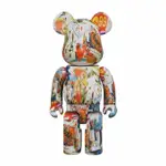 BE@RBRICK ANDY WARHOL JEAN MICHEL BASQUIAT #4 400% 巴斯奇亞