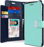 Goospery iPhone 7 8 Flip Wallet Case Cover Extra Card Slots Apple [Mint]