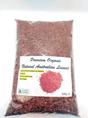 Organic Australian Brown Linseed Flaxseed : BB 26/12/26 Non GMO 500g - Fast Post