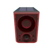 Solar Sound & Light Alarm Motion Sensor 129dB Outdoor Dog Barking Security SiraX
