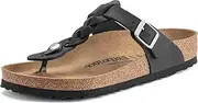 [Birkenstock] Womens Gizeh Braided Black Oiled Leather 39 R EU