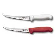 [Victorinox] Fibrox Curved Flexible Narrow Blade Boning Knife 15cm - Red