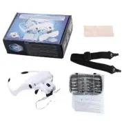Glasses for Close Work LED for Head Magnifier Hands Headband 5 L
