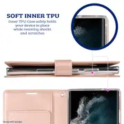 iPhone 13 Compatible Case Cover With Rich Diary - Gold