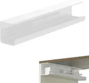 Cable management tray, under desk cord management, 15" flame delay cable rack for kitchen with traces of double-sided adhesive, cable management tray will not clutter your data cables,