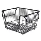 Freezer Storage Basket 40 Pounds Load Bearing Iron Wire Stackable Chest Freezer