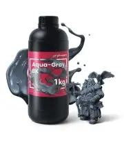 3D Printer Rapid Resin [Aqua-Gray 4K], 405Nm LCD Uv-Curing Standard Photopolymer