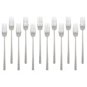 Argon Tableware Stainless Steel Dinner Forks - 19.5cm - Pack of 12