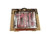 Ed Hardy Men 7 PC Manicure & Pedicure Set w/Bonus Case
