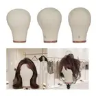 Canvas Mannequin Head Manikin Wig Display Stand for Barber Shop Beauty Salon