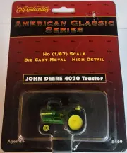 1/87 HO Scale John Deere 4020 Narrow Front Tractor