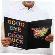 3 Sets Large Going Away Cards for Coworkers We Will Miss You Goodbye Good