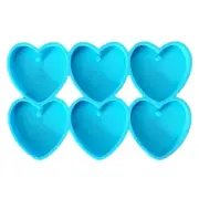Diy Crystal Drop Pendant Earring Mold Heart Shape Mirror Silicone Mold