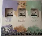THE NATURAL GOATS MILK HAND CREAM TRIO LAVENDER,MANUKA HONEY,COCONUT 4.23 FLOZ