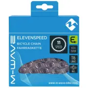 M-Wave Ellevenspeed E Chain Speed: 11, 11/128'', Links: 116, Grey