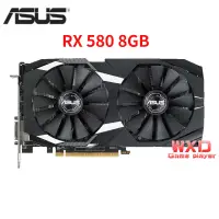 在飛比找蝦皮購物優惠-華碩顯卡 AMD RX 580 8GB GDDR5 挖礦 G