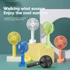 Mini Fan Hand Held Fan Portable Desk Cooling Cooler USB Air Rechargeable 3 Speed
