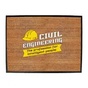 Civil Engineering - Funny Novelty Doormat Man Cave Floor mat
