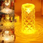 Diamond Atmosphere Lamp Crystal Table Lamp Battery Operated Nightstand GrExa BRI