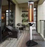 Portable Electric Patio Heater, Standing Infrared Outdoor Heater, Weatherproof, Space Heater for Restaurant Courtyard Hotel Little Surprise