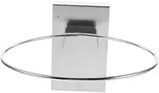 FONDOTIN Basketball Holder Wall Mounted Rack for Kitchen Towels Sports Balls Stylish Stainless Steel Display Stand Space Saving Design for Home Commercial Use Silver
