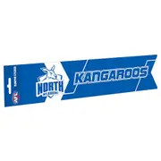North Melbourne Kangaroos Official AFL Team Logo Bumper Sticker