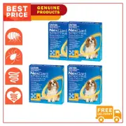 NEXGARD SPECTRA for 3.6 to 7.45 Kg Dog YELLOW 3,6,12 Chews Flea and Worm Control