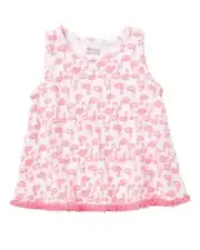 Harper Canyon Children Fringe Trim Swing Tank Top Pink White Size Girls SZ 5 NWT