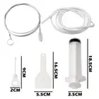 5*Refrigerator Drain Unblocker Flexible Cleaner Drain Hole Clog Remover Tool Set