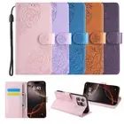 Flower Leather Wallet Phone Case For Samsung A23 A33 A53 A54 A34 A14 A15 A25 A35