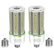 2 Pack 100W Led Corn Cob Light Bulb, E26/E39 Base led Bulb (250-400W MH/HPS R...