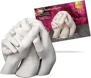 Edinburgh Family Hand Casting Kit for 4 - DIY Hand Casting Kits for Family, Family Hand Molding Casting Kit, Perfect for Ideas and Family Vacation Gifts - Packaging May Vary