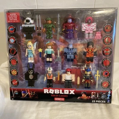 Roblox Classics Series 6 Figures 12pk Bonus 12 Exclusive Virtual Items Codes