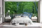 3D Forest Road Wallpaper Wall Mural Removable Self-adhesive 1054