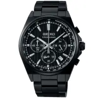 在飛比找momo購物網優惠-【SEIKO 精工】CS系列條紋設計三眼計時手錶SBTR03