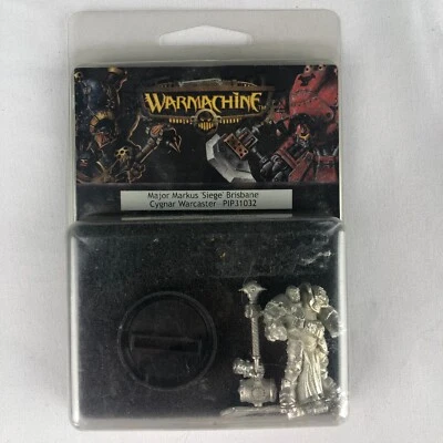 Warmachine Major Markus 'Siege' Brisbane, Cygnar Warcaster - PIP31032