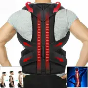 Men Women Adjustable Posture Corrector Back Support Shoulder Brace Belt