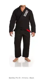 New Bad Boy Gi Kimono Classic Pro Black BJJ Jiu Jitsu made in BRAZIL