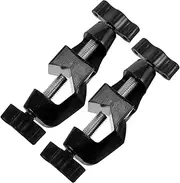OKUMEYR 2pcs Boss Head Clamp Holder Adjustable Right Angle Lab Stand Holder with Coating for Laboratory Supplies and Woodworking Projects