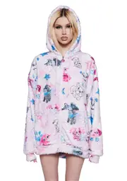 [Generation Kiss] Plushie Paradise Hooded Sherpa Jacket