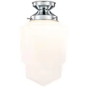 Northcote Art Deco Chrome Lighting DIY Batten Fix Period Retro Lights