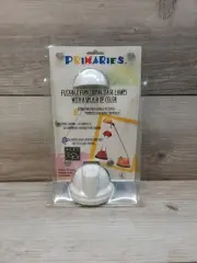 Alsy Lighting Primaries Retro Funky Desk Lamp Vintage White NOS Weighted Base