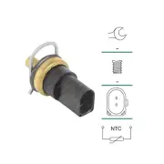Tridon Coolant Temperature Sensor for Toyota Corolla AE91 1.5L 1987-1989
